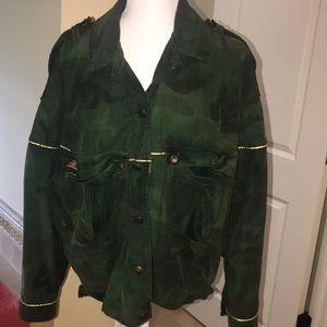 Camo Print Free People Jacket